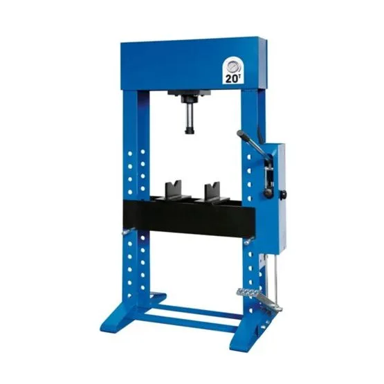 Werkstattpresse 20t mit V-Prismen