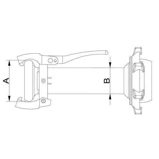 Adapter PERROT auf KUGELKUPPLUNG-System