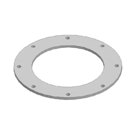 Stahlflansch 10" - 10 mm gelasert