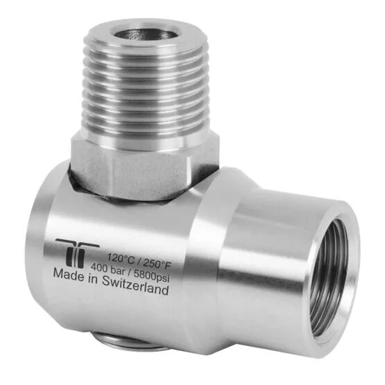 Winkeldrehgelenk-E 90°, INOX