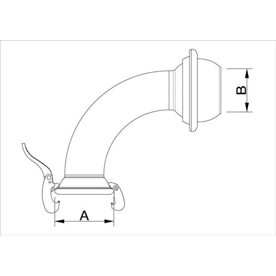 Bogen 90° BAZZOLI-System