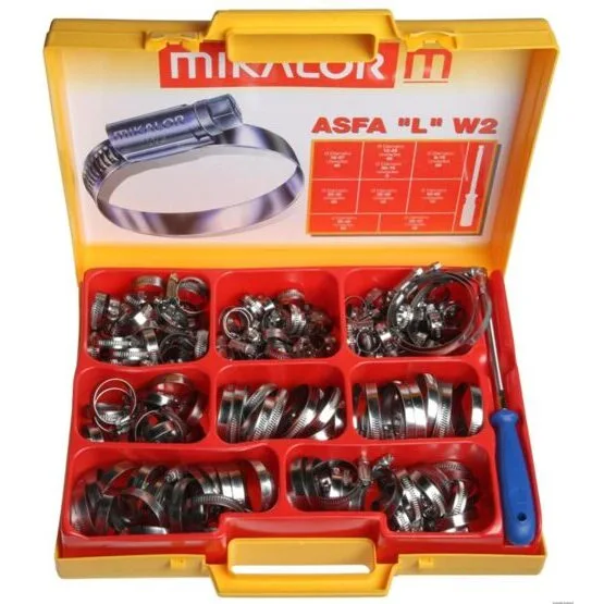 Mikalor-Schlauchschellensortiment V4A