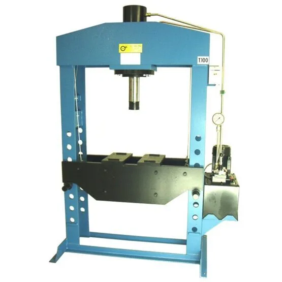 Werkstattpresse 100t mit V-Prisma
