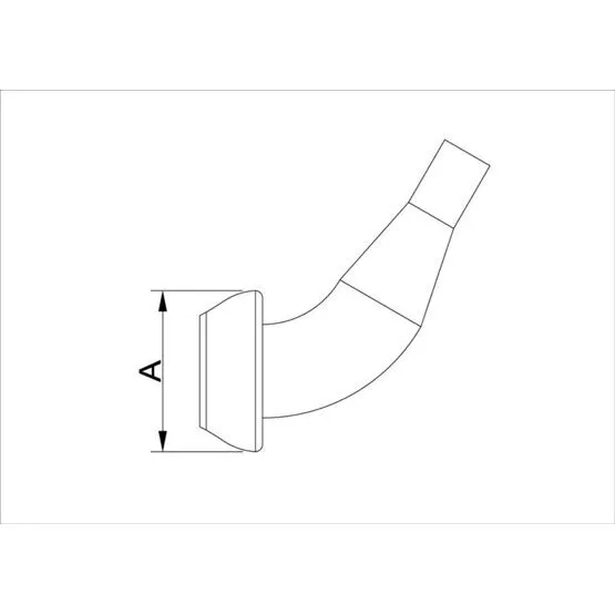 Anschlussbogen 60° Vaterteil PERROT-System