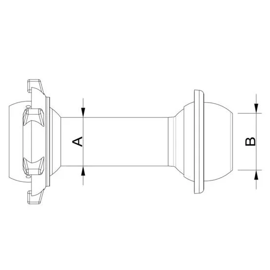 Adapter KUGELKUPPLUNG auf ITAL-System