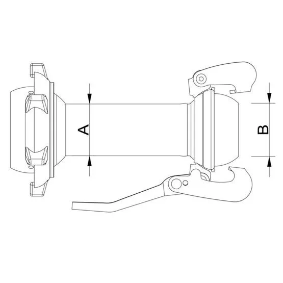 Adapter KUGELKUPPLUNG auf BAUER-System