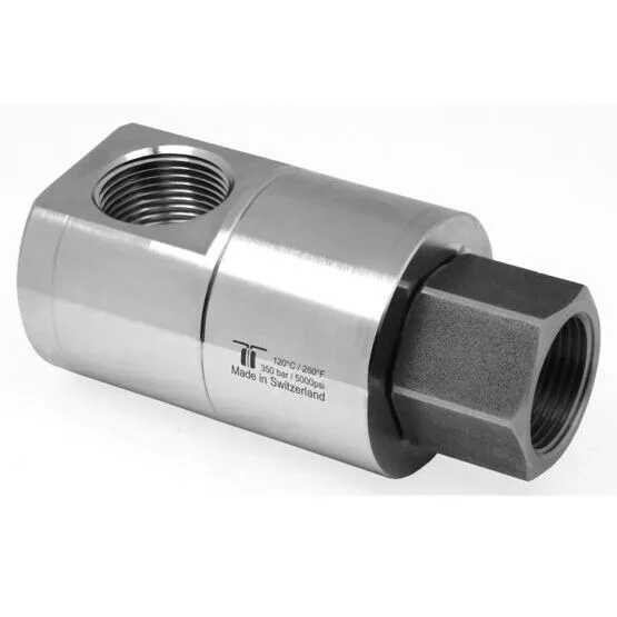 Drehgelenk 90° gross 3-fach-gelagert, INOX