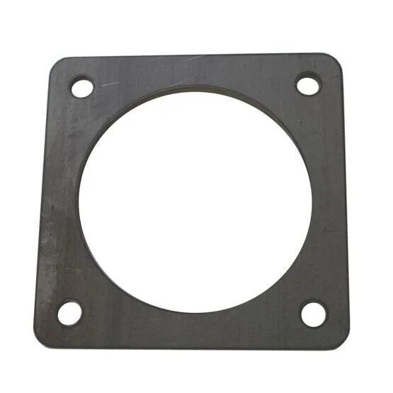 Flansch 250 x 250mm, schwarz