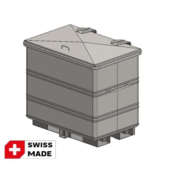 Abfallcontainer 800 l für Stapler