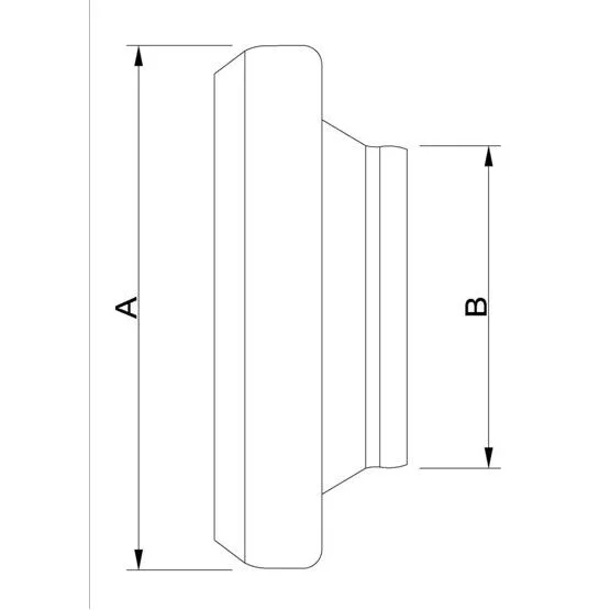 Mutterteil, Chromstahl, BAUER-System