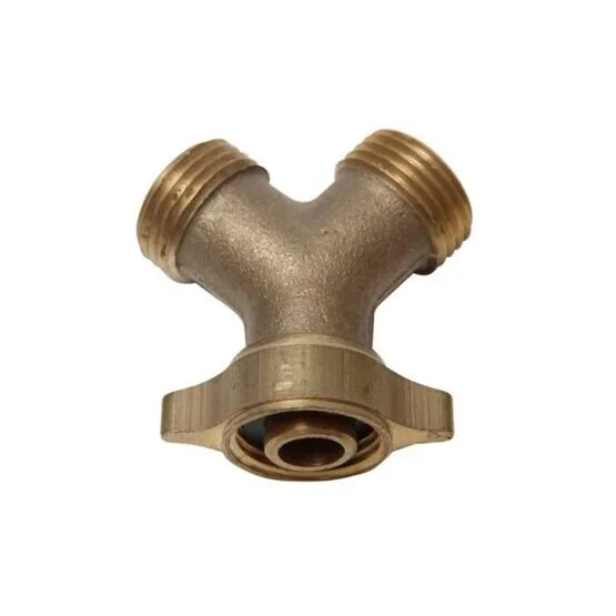 Y-Stück mit Flügelmutter