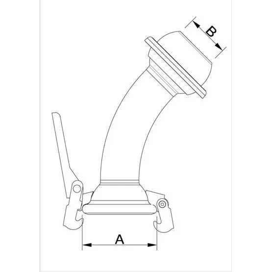 Bogen 45° ITAL-System