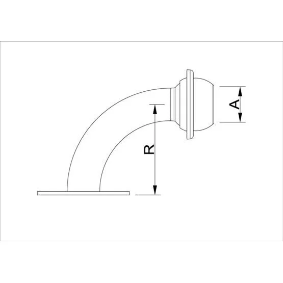 Flanschstutzen 90° Vaterteil ITAL-System