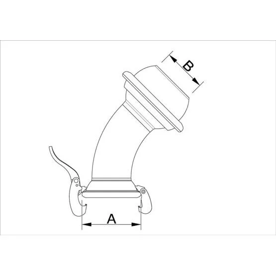 Bogen 45° BAZZOLI-System