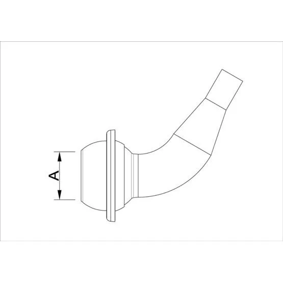 Anschlussbogen 60° Vaterteil ITAL-System