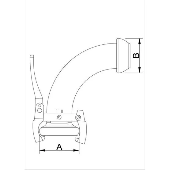 Bogen 90° PERROT-System