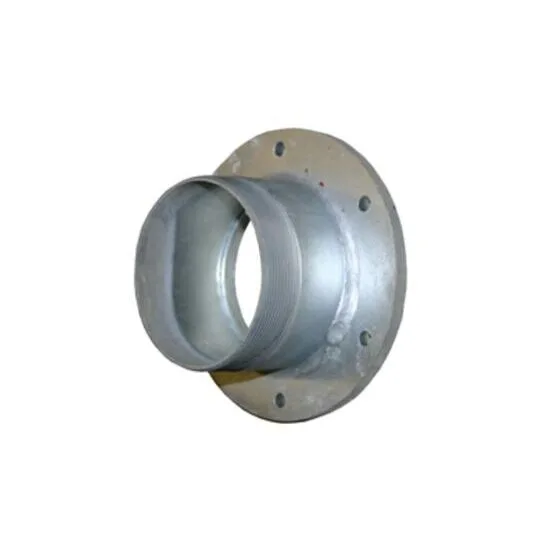 Stahlflansch mit Aussengewinde 4"