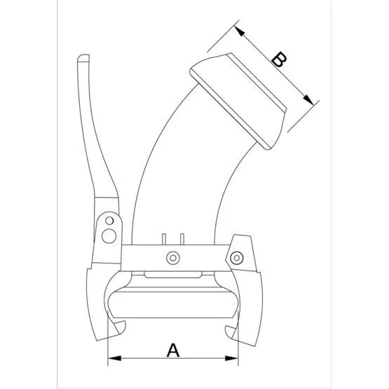 Bogen 45° PERROT-System