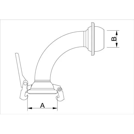 Bogen 90° ITAL-System