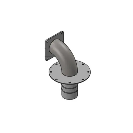 Saugbogen 90°, INOX